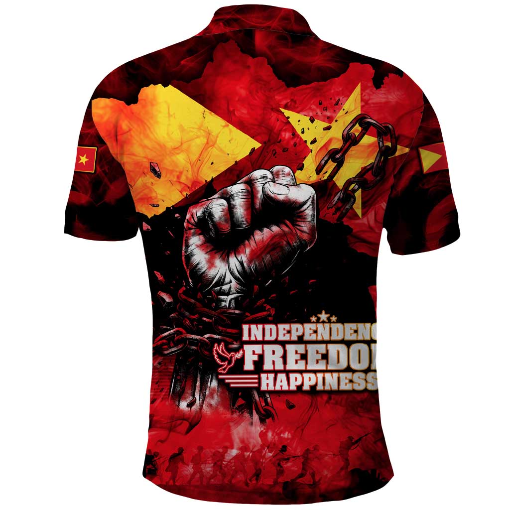 I Stand with Tigray Polo Shirt Tigray Independence - Fist of Freedom