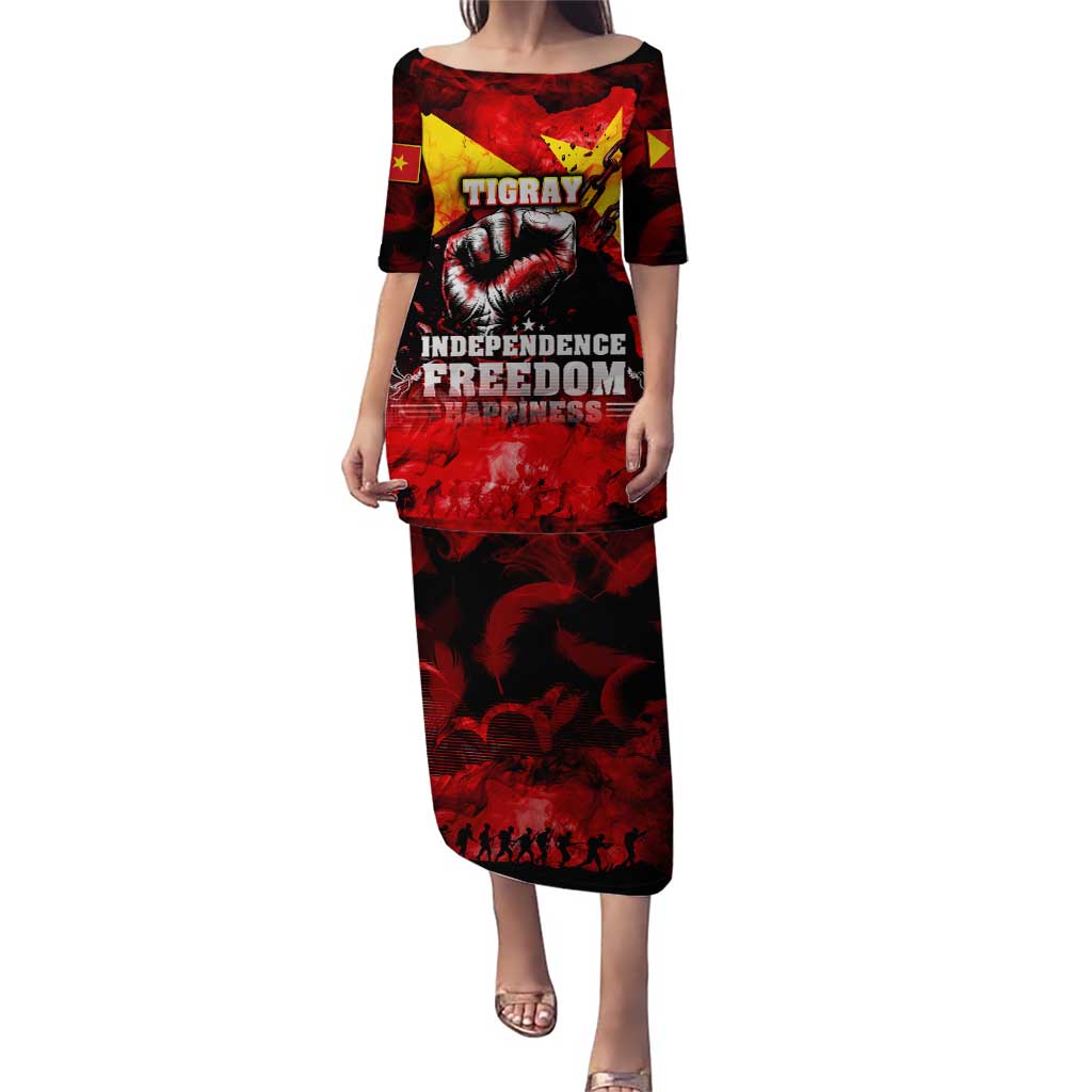 I Stand with Tigray Puletasi Tigray Independence - Fist of Freedom