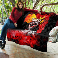 I Stand with Tigray Quilt Tigray Independence - Fist of Freedom