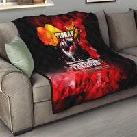 I Stand with Tigray Quilt Tigray Independence - Fist of Freedom