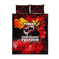 I Stand with Tigray Quilt Bed Set Tigray Independence - Fist of Freedom
