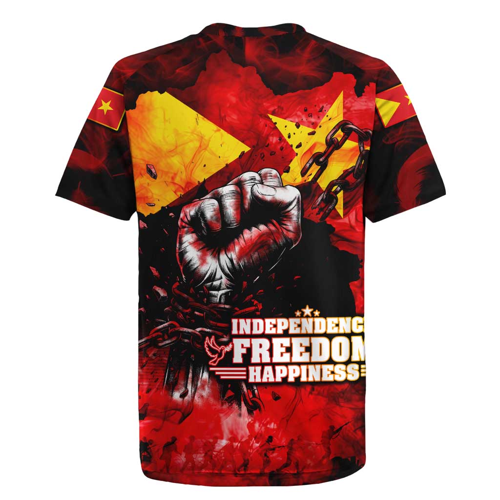 I Stand with Tigray Rugby Jersey Tigray Independence - Fist of Freedom