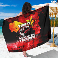 I Stand with Tigray Sarong Tigray Independence - Fist of Freedom