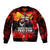 I Stand with Tigray Sleeve Zip Bomber Jacket Tigray Independence - Fist of Freedom