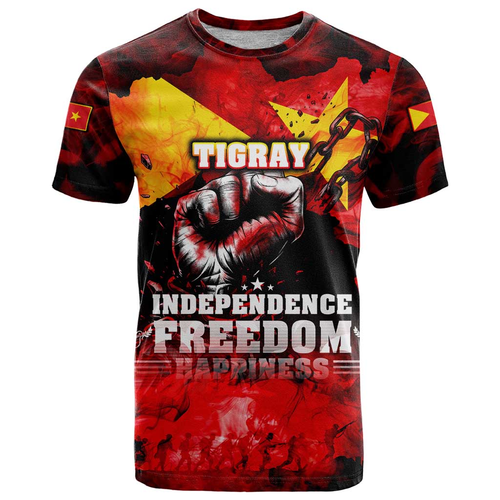 I Stand with Tigray T Shirt Tigray Independence - Fist of Freedom