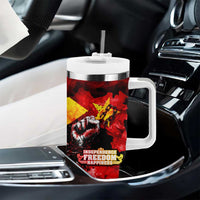 I Stand with Tigray Tumbler With Handle Tigray Independence - Fist of Freedom