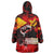 I Stand with Tigray Wearable Blanket Hoodie Tigray Independence - Fist of Freedom