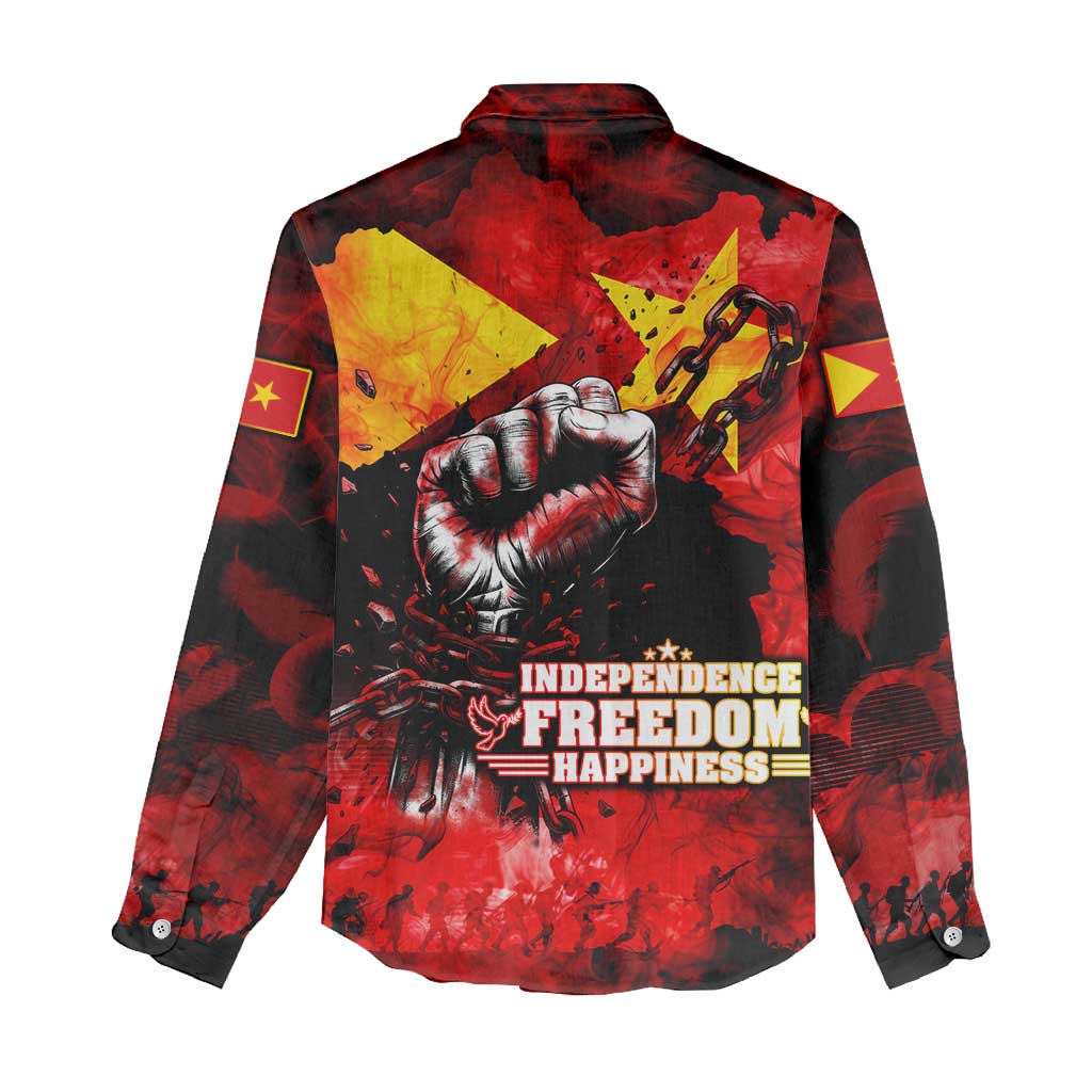 I Stand with Tigray Women Casual Shirt Tigray Independence - Fist of Freedom