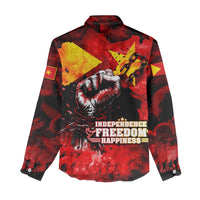 I Stand with Tigray Women Casual Shirt Tigray Independence - Fist of Freedom