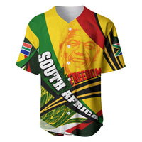 South Africa Freedom Day Baseball Jersey Mandela Legacy National Pride Protea Flower