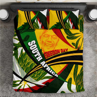 South Africa Freedom Day Bedding Set Mandela Legacy National Pride Protea Flower