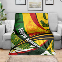 South Africa Freedom Day Blanket Mandela Legacy National Pride Protea Flower