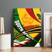 South Africa Freedom Day Canvas Wall Art Mandela Legacy National Pride Protea Flower