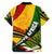 South Africa Freedom Day Family Matching Off Shoulder Maxi Dress and Hawaiian Shirt Mandela Legacy National Pride Protea Flower