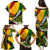 South Africa Freedom Day Family Matching Puletasi and Hawaiian Shirt Mandela Legacy National Pride Protea Flower