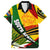 South Africa Freedom Day Family Matching Tank Maxi Dress and Hawaiian Shirt Mandela Legacy National Pride Protea Flower