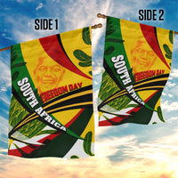 South Africa Freedom Day Garden Flag Mandela Legacy National Pride Protea Flower