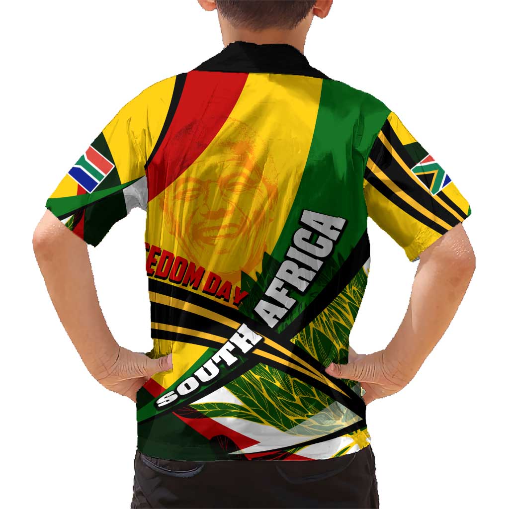 South Africa Freedom Day Hawaiian Shirt Mandela Legacy National Pride Protea Flower