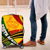 South Africa Freedom Day Luggage Cover Mandela Legacy National Pride Protea Flower