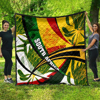 South Africa Freedom Day Quilt Mandela Legacy National Pride Protea Flower