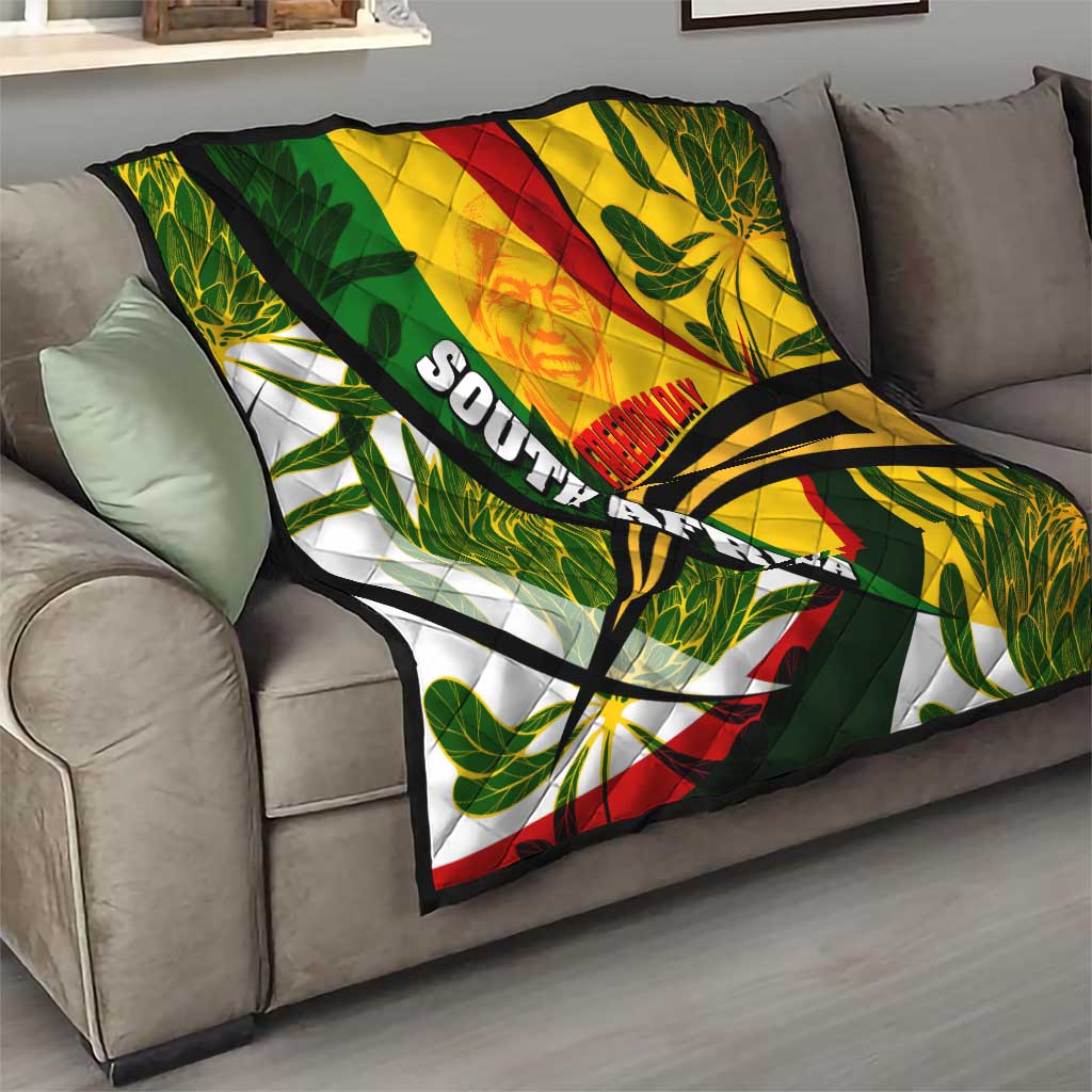 South Africa Freedom Day Quilt Mandela Legacy National Pride Protea Flower