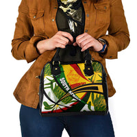 South Africa Freedom Day Shoulder Handbag Mandela Legacy National Pride Protea Flower