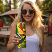 South Africa Freedom Day Skinny Tumbler Mandela Legacy National Pride Protea Flower