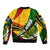South Africa Freedom Day Sleeve Zip Bomber Jacket Mandela Legacy National Pride Protea Flower
