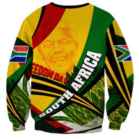South Africa Freedom Day Sweatshirt Mandela Legacy National Pride Protea Flower