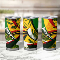 South Africa Freedom Day Tumbler Cup Mandela Legacy National Pride Protea Flower