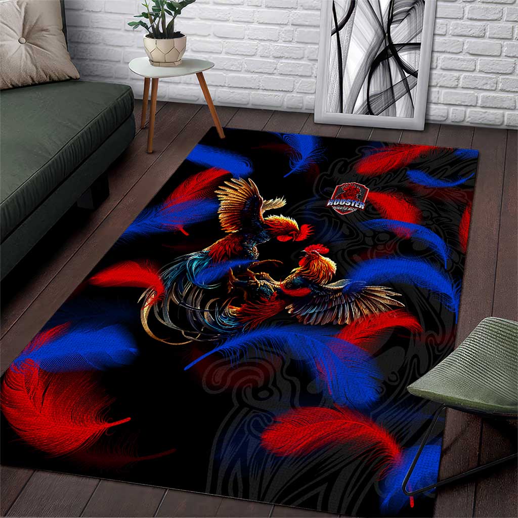 Puerto Rican Rooster Area Rug Puerto Rico Pride and Power Spirit