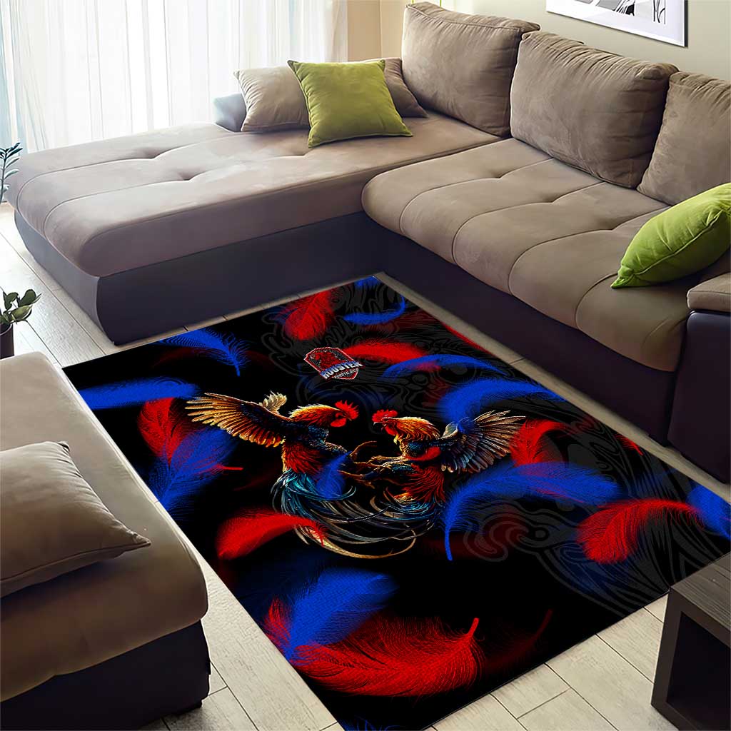 Puerto Rican Rooster Area Rug Puerto Rico Pride and Power Spirit
