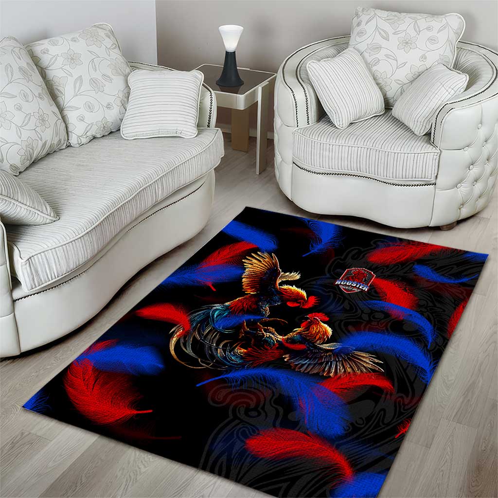 Puerto Rican Rooster Area Rug Puerto Rico Pride and Power Spirit