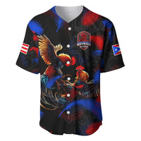 Puerto Rican Rooster Baseball Jersey Puerto Rico Pride and Power Spirit