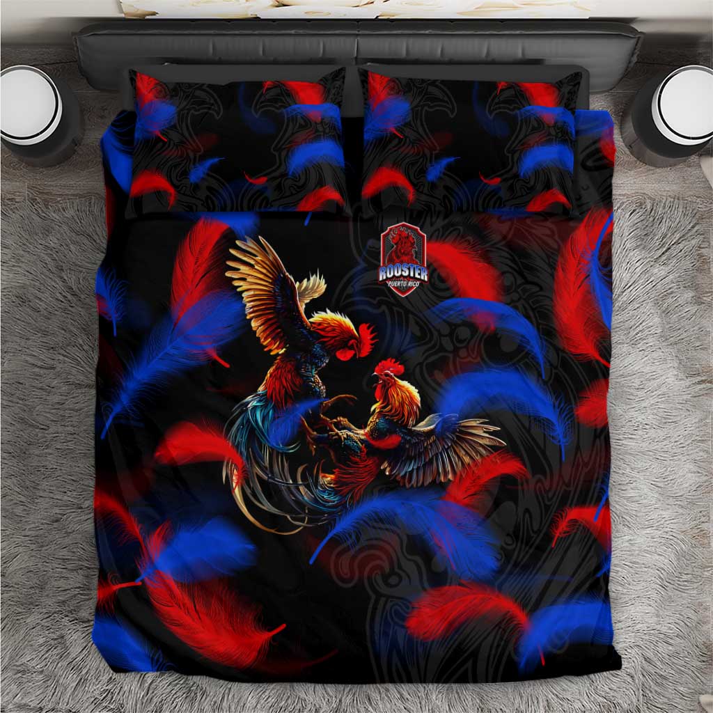 Puerto Rican Rooster Bedding Set Puerto Rico Pride and Power Spirit