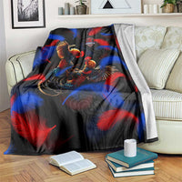 Puerto Rican Rooster Blanket Puerto Rico Pride and Power Spirit