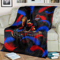 Puerto Rican Rooster Blanket Puerto Rico Pride and Power Spirit