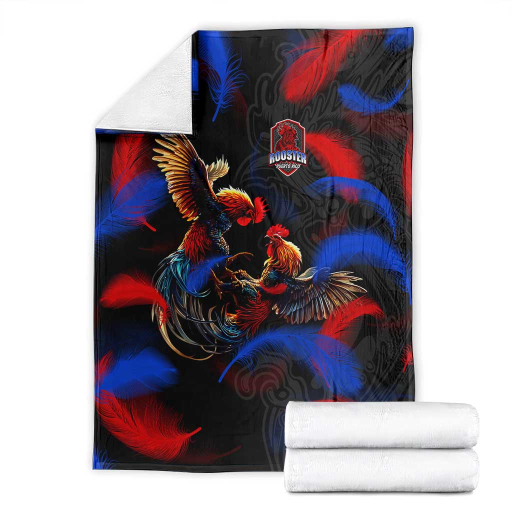 Puerto Rican Rooster Blanket Puerto Rico Pride and Power Spirit