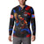 Puerto Rican Rooster Button Sweatshirt Puerto Rico Pride and Power Spirit