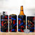Puerto Rican Rooster 4 in 1 Can Cooler Tumbler Puerto Rico Pride and Power Spirit