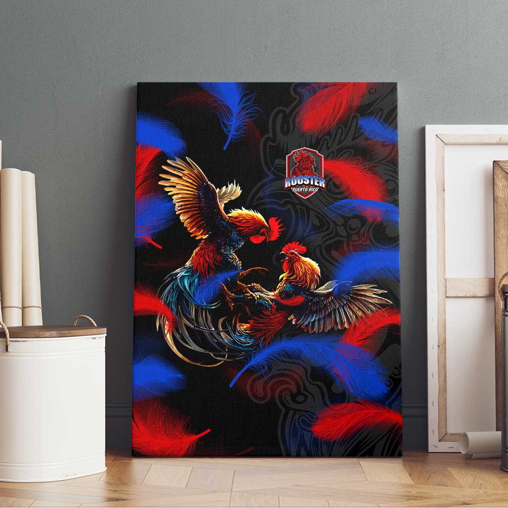 Puerto Rican Rooster Canvas Wall Art Puerto Rico Pride and Power Spirit