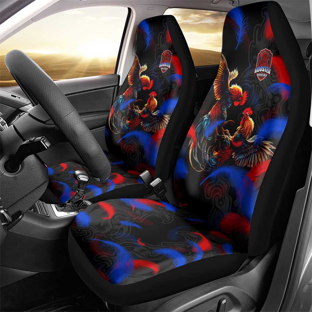 Puerto Rican Rooster Car Seat Cover Puerto Rico Pride and Power Spirit