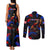 Puerto Rican Rooster Couples Matching Tank Maxi Dress and Long Sleeve Button Shirt Puerto Rico Pride and Power Spirit