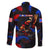 Puerto Rican Rooster Family Matching Long Sleeve Bodycon Dress and Hawaiian Shirt Puerto Rico Pride and Power Spirit