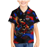 Puerto Rican Rooster Family Matching Mermaid Dress and Hawaiian Shirt Puerto Rico Pride and Power Spirit