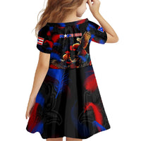 Puerto Rican Rooster Family Matching Off Shoulder Maxi Dress and Hawaiian Shirt Puerto Rico Pride and Power Spirit
