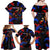 Puerto Rican Rooster Family Matching Off Shoulder Maxi Dress and Hawaiian Shirt Puerto Rico Pride and Power Spirit