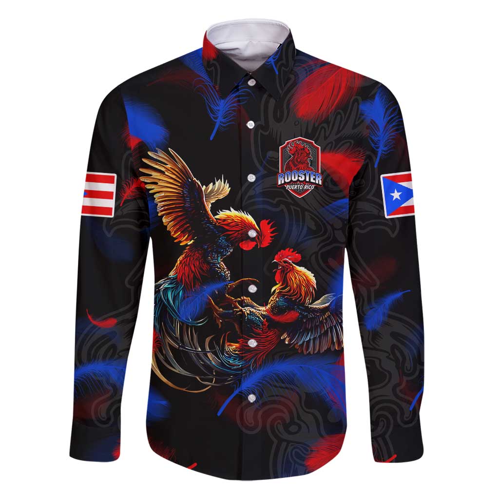 Puerto Rican Rooster Family Matching Off Shoulder Maxi Dress and Hawaiian Shirt Puerto Rico Pride and Power Spirit