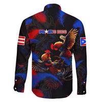 Puerto Rican Rooster Family Matching Off Shoulder Maxi Dress and Hawaiian Shirt Puerto Rico Pride and Power Spirit