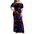 Puerto Rican Rooster Family Matching Off Shoulder Maxi Dress and Hawaiian Shirt Puerto Rico Pride and Power Spirit